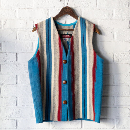 CENTINELA CHIMAYO TURQUOIS BLUE VEST