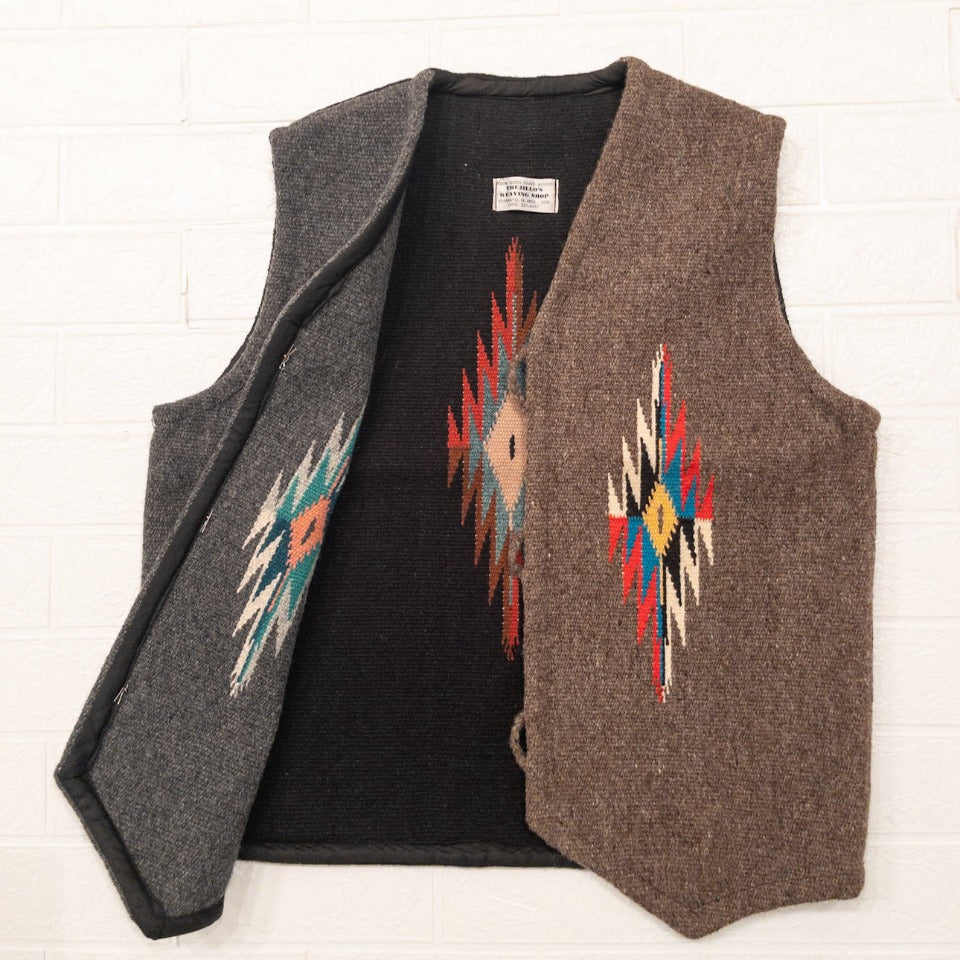 TRUJILLO’S CHIMAYO 3COLORS VEST(BROWN,GREY,BLACK)