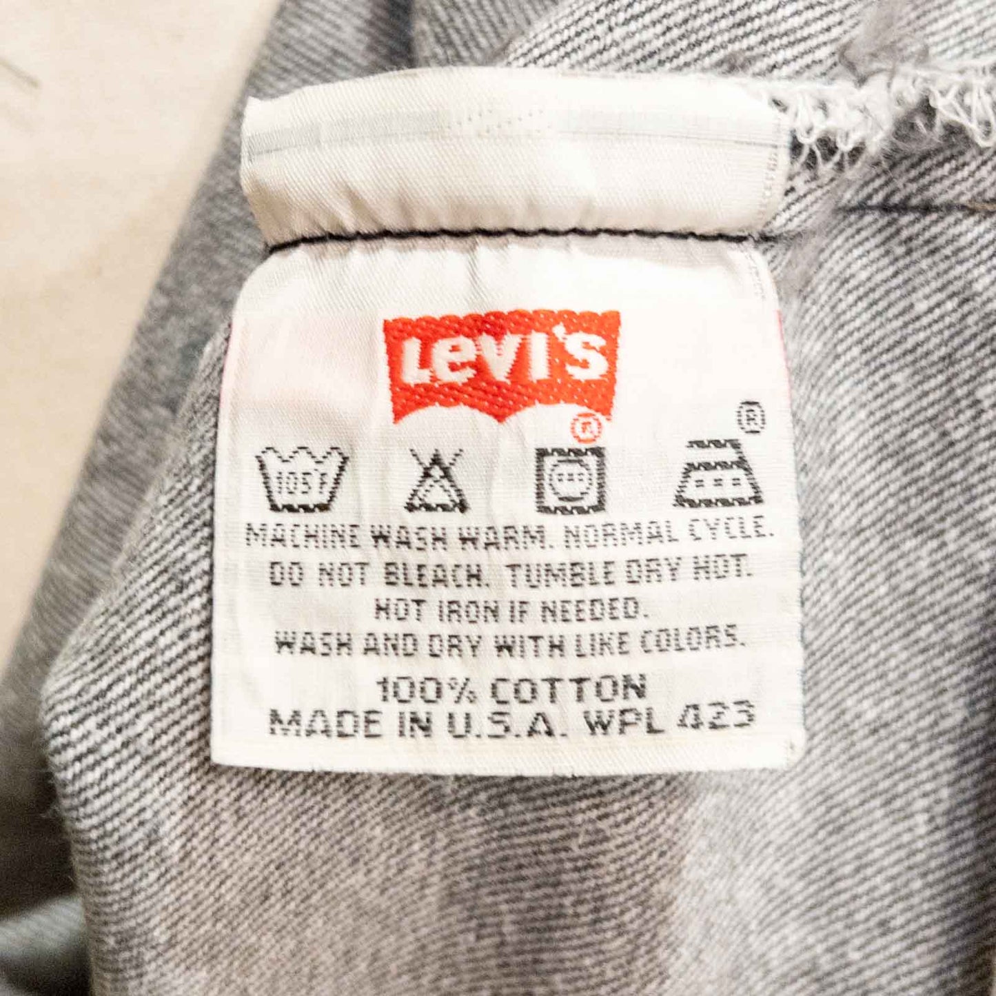 LEVI'S 501 BLACK 90's VINTAGE (W33L30)
