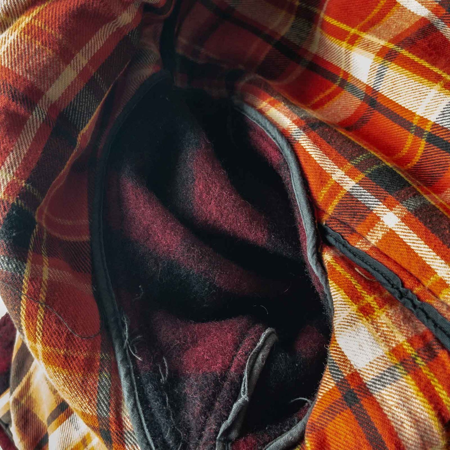 SE.WOODS BUFFALO CHECK WOOL HUNTING JACKET 40'S VINTAGE
