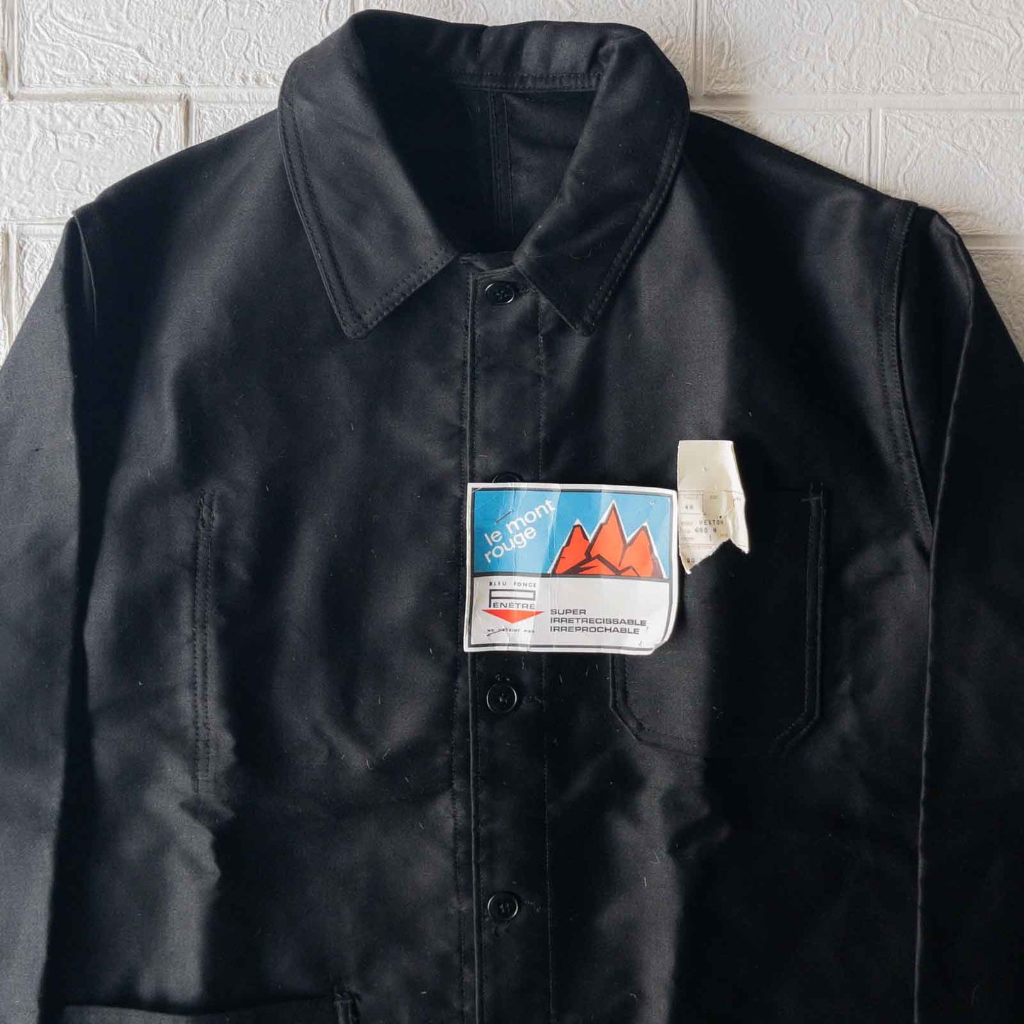 FRENCH MOLE SKIN JACKET 50's DEAD STOCK