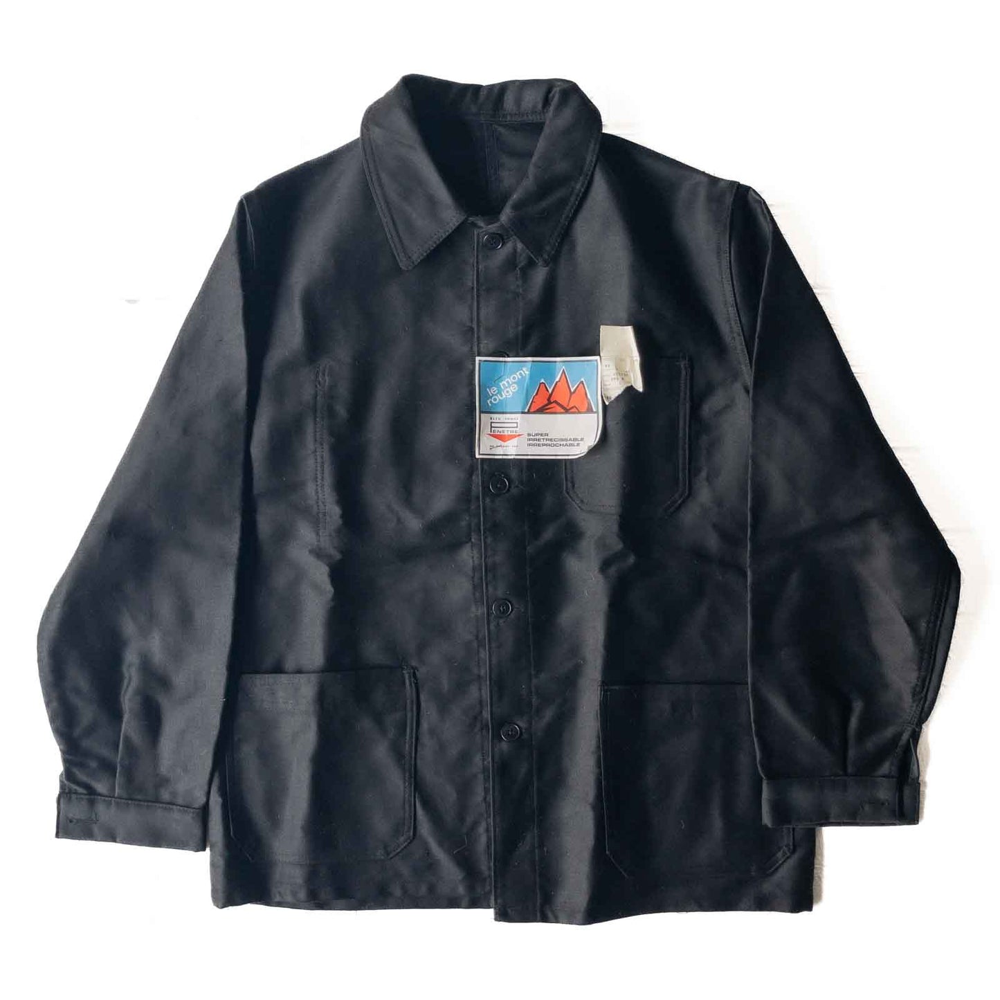 FRENCH MOLE SKIN JACKET 50's DEAD STOCK