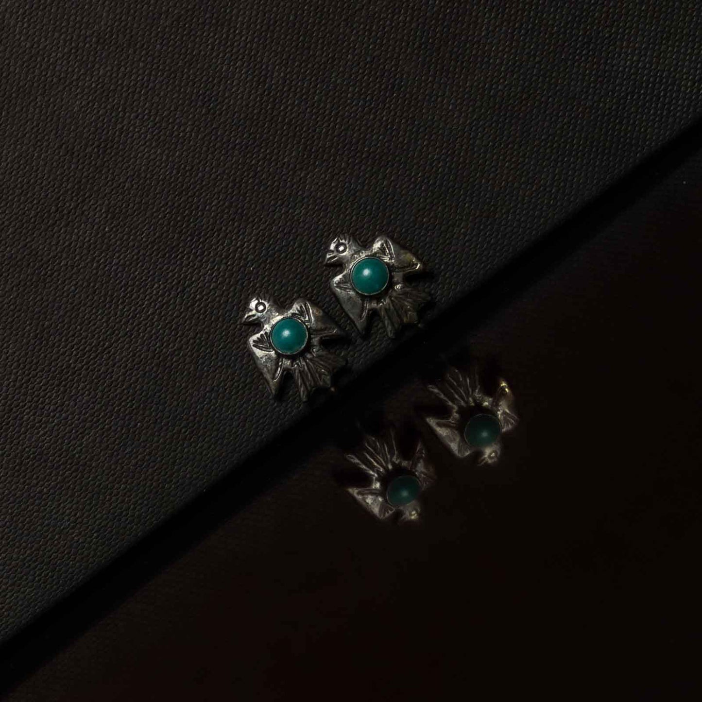 FRED HARVEY TQ THUNDERBIRD EARRING VINTAGE c.1940