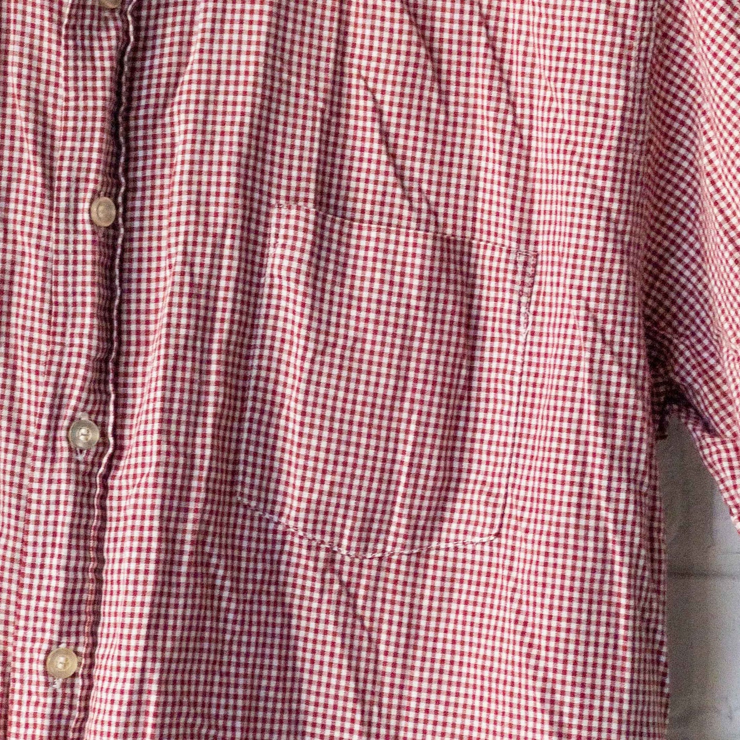 B.V.D GINGHAM CHECK SHORT SLEEVE SHIRTS 60'S VINTAGE