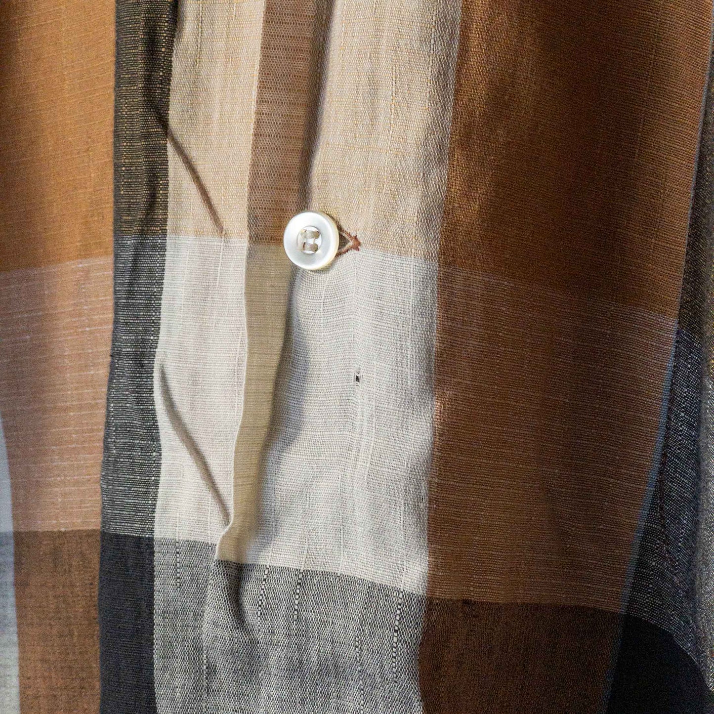 ARROW MADRAS CHECK SHORT SLEEVE SHIRTS 60'S VINTAGE