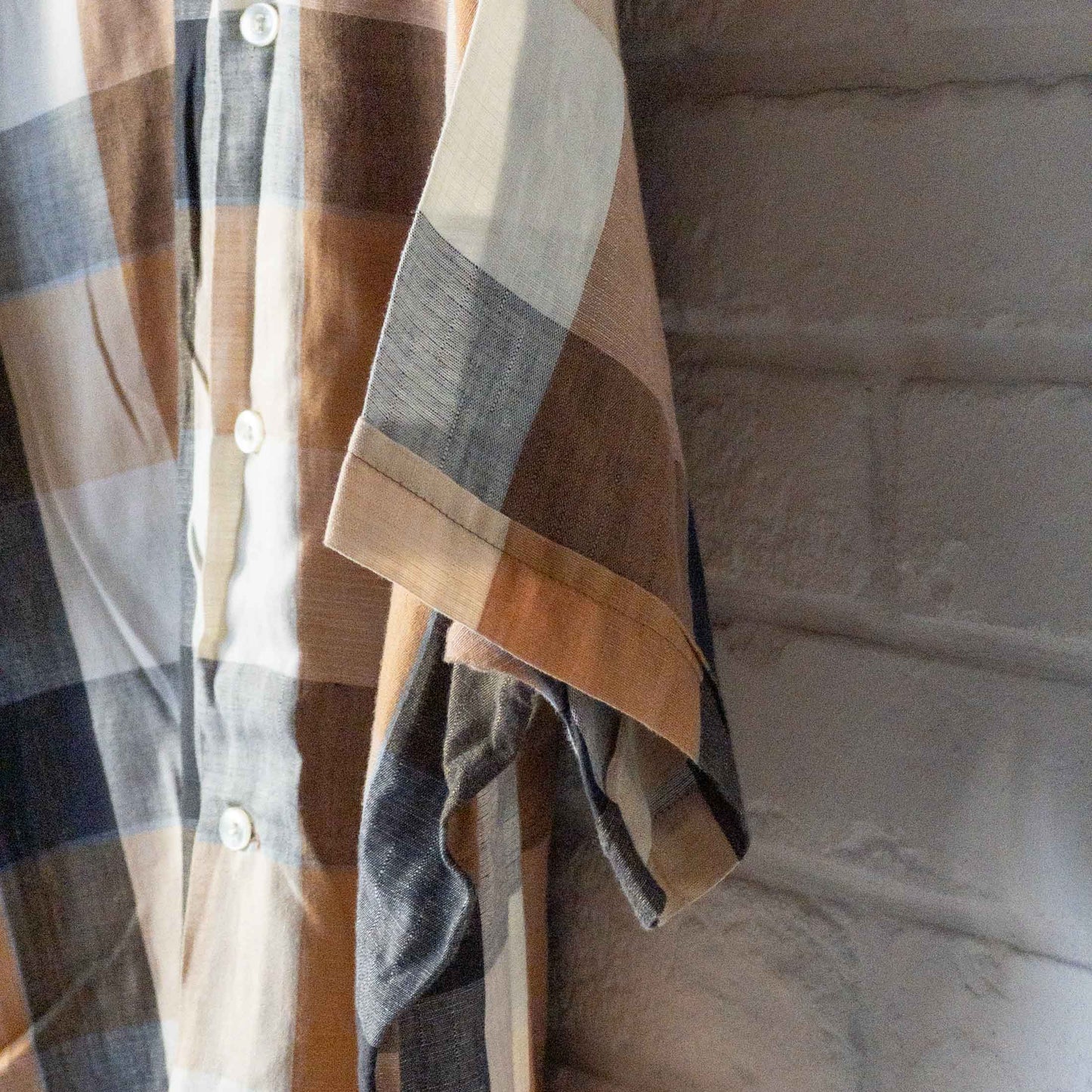 ARROW MADRAS CHECK SHORT SLEEVE SHIRTS 60'S VINTAGE