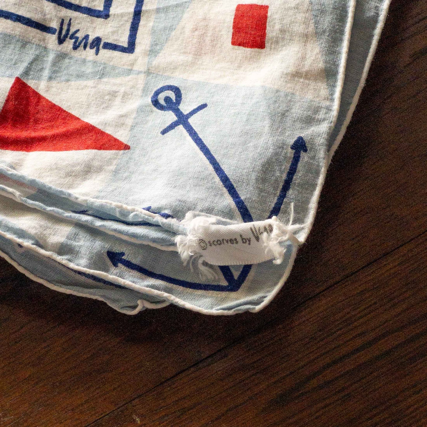 GERMANY MARITIME SIGNAL FLAGS BIG BANDANA 1960's VINTAGE