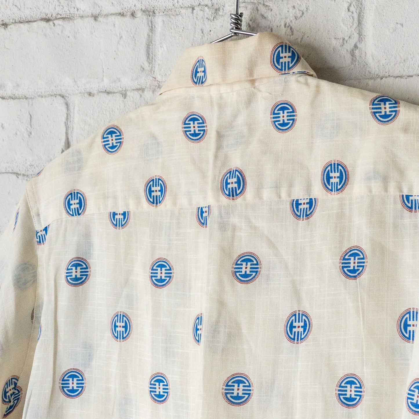 SEAWANEE SHORT SLEEVE LOGO PRINT SHIRTS 50'S DEAD STOCK