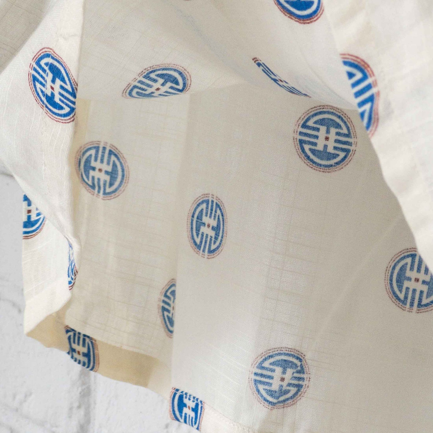 SEAWANEE SHORT SLEEVE LOGO PRINT SHIRTS 50'S DEAD STOCK