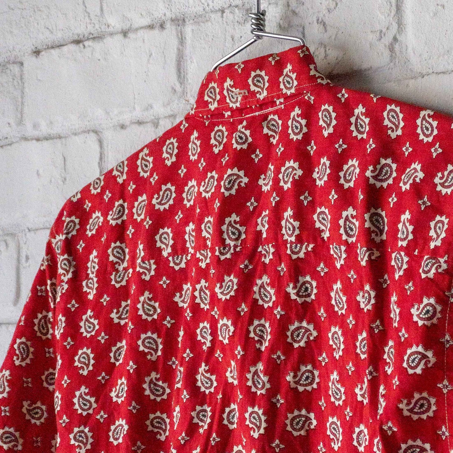 CRAWFORD SHORT SLEEVE PAISLEY SHIRTS 50'S VINTAGE