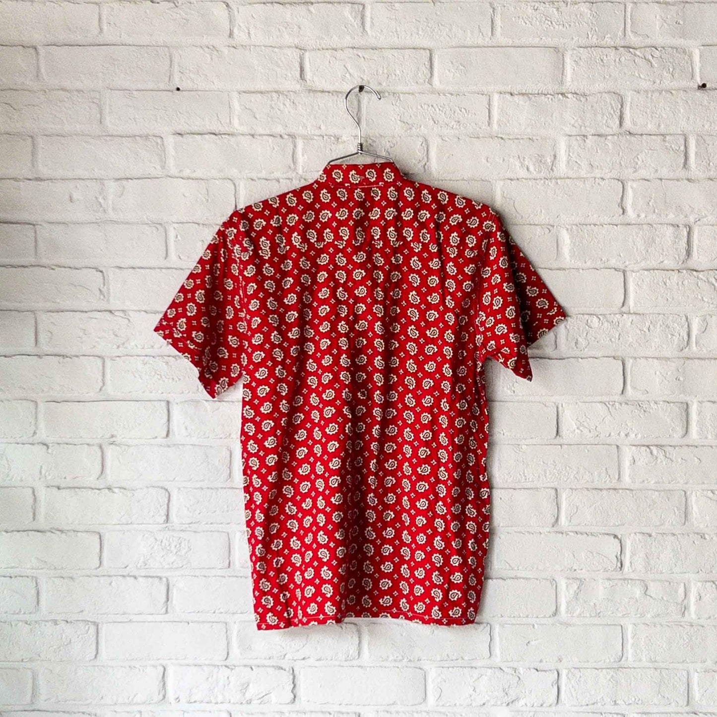 CRAWFORD SHORT SLEEVE PAISLEY SHIRTS 50'S VINTAGE