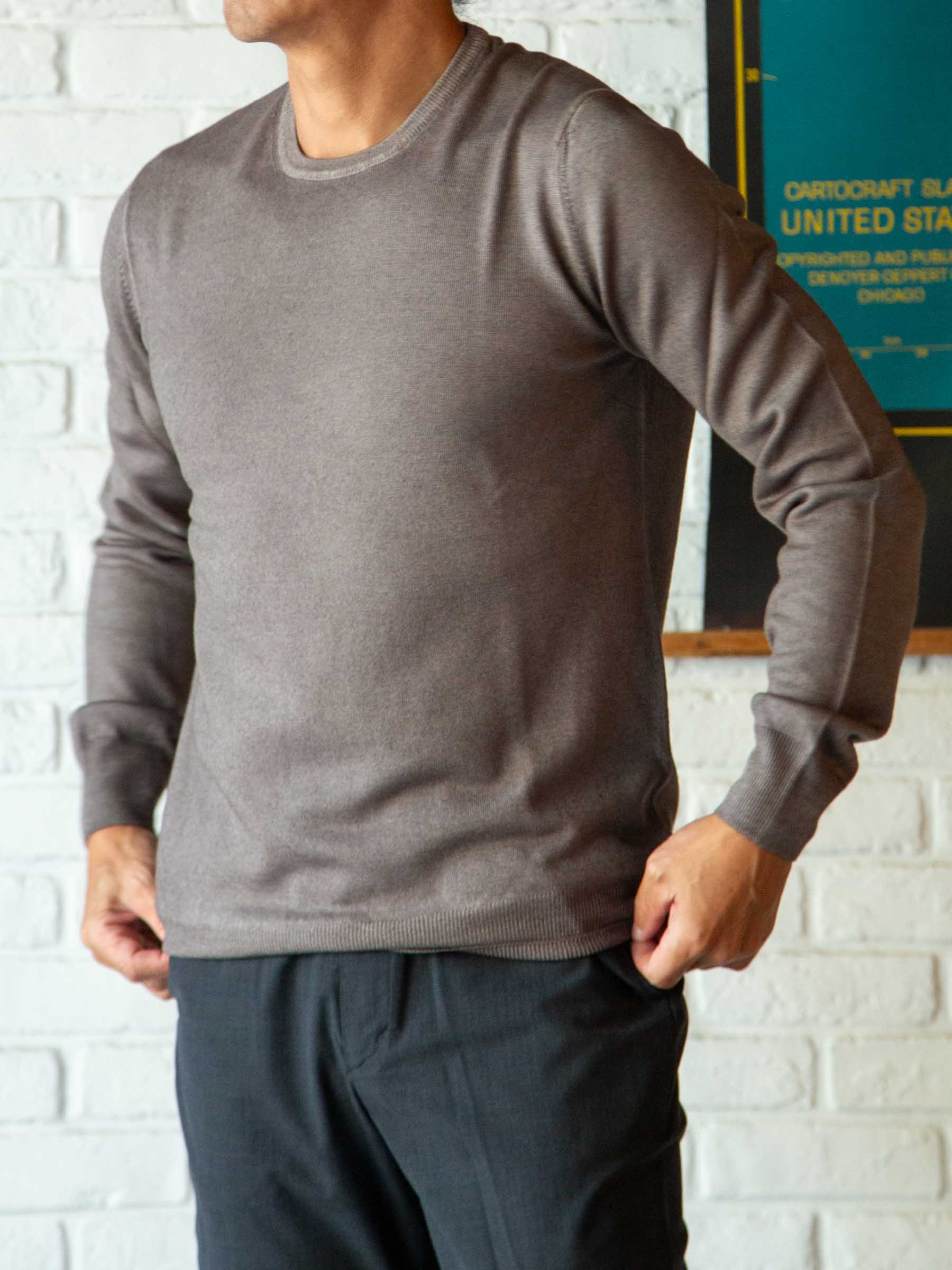 GRAN SASSO CREW NECK KNIT ”VINTAGE” – WANDERER