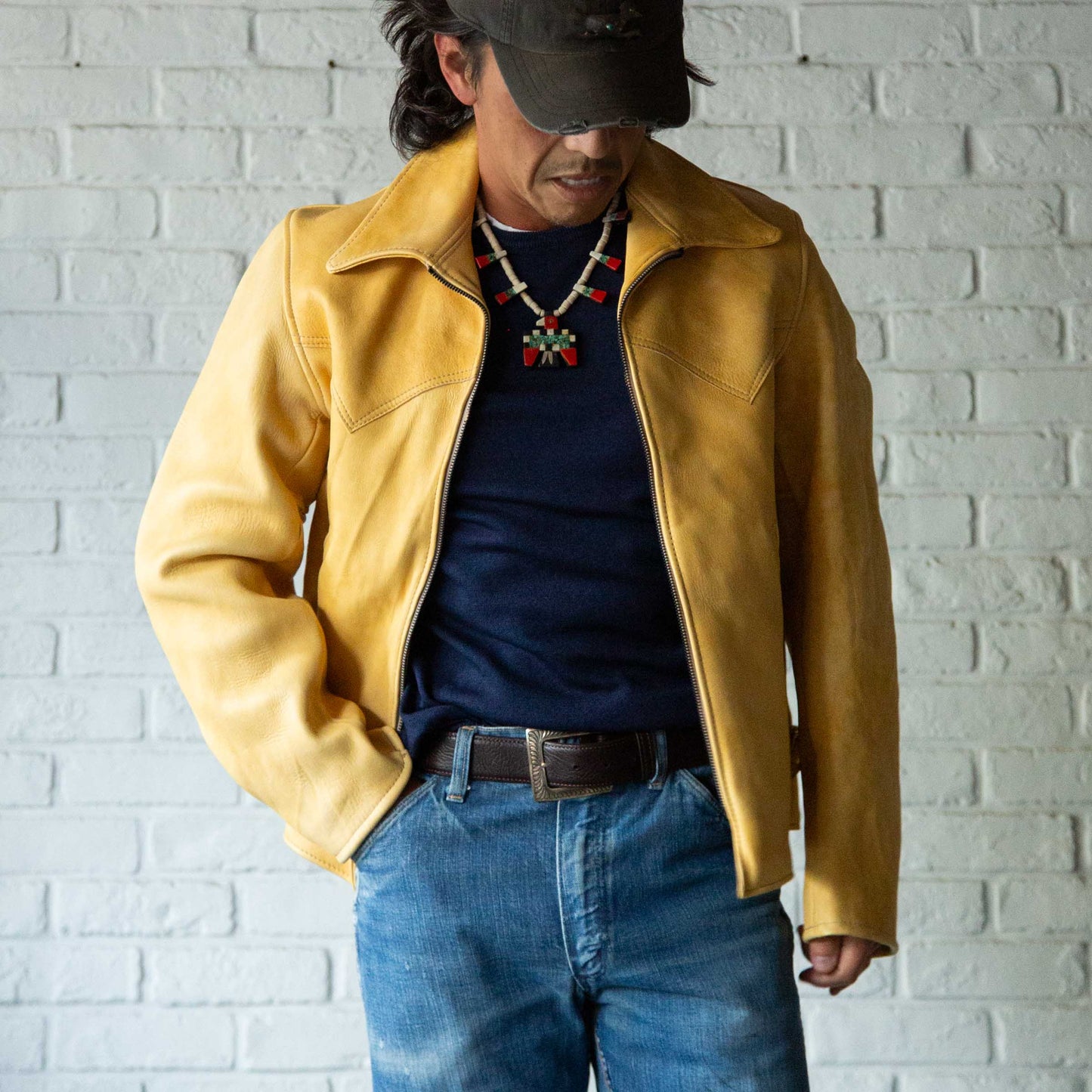 UBER DEER SKIN LEATHER JACKET "COLORADO"*EXCLUSIVE(別注アイテム)