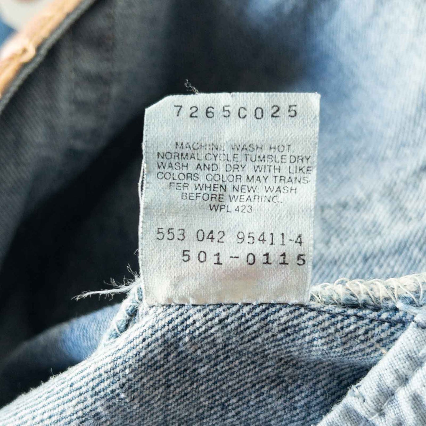 USA LEVI'S 501 DENIM 90'S VINATGE (31-32)