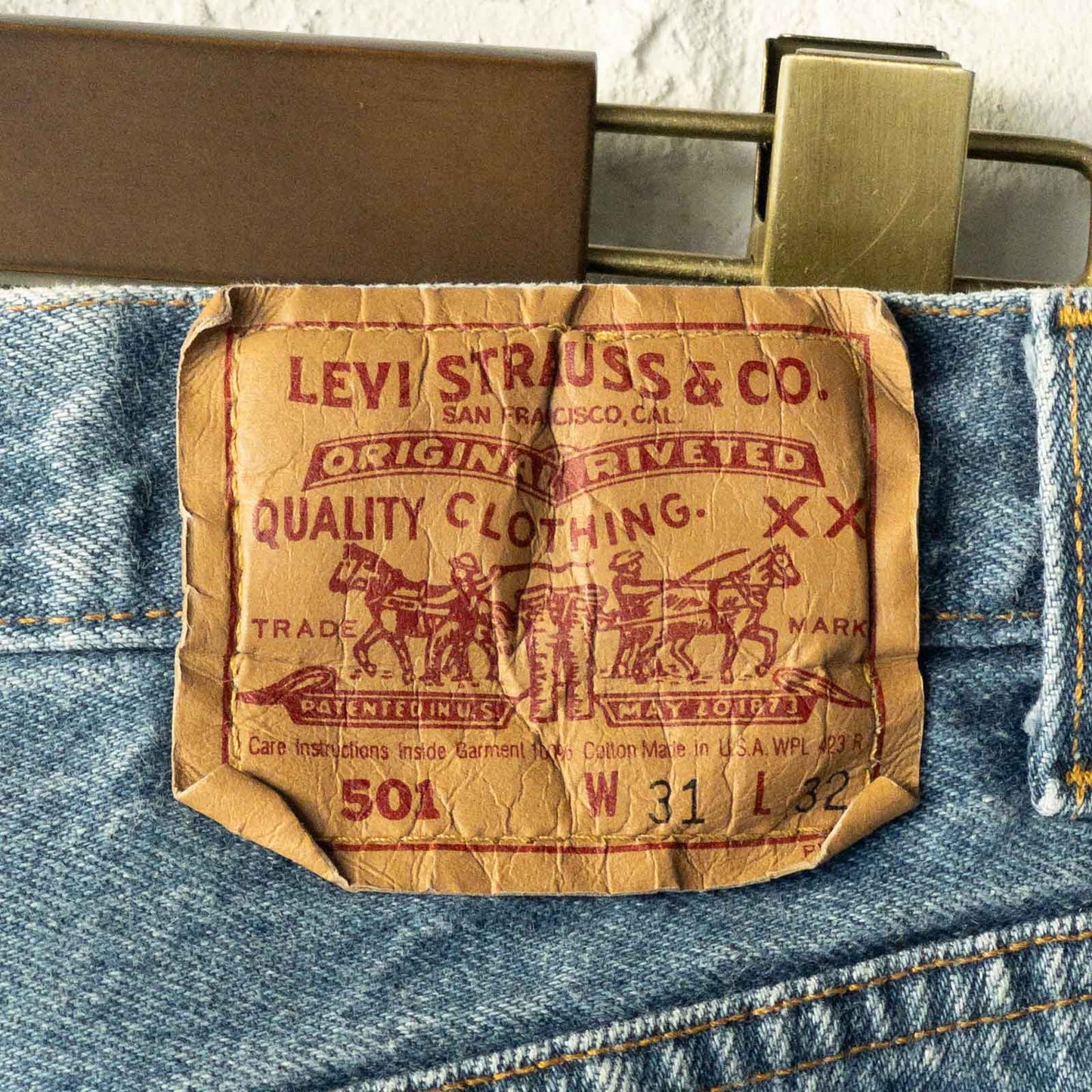 USA LEVI'S 501 DENIM 90'S VINATGE (31-32)