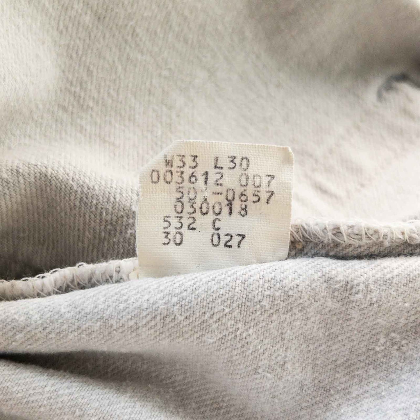 LEVI'S 501 JEANS 1980's VINTAGE(33-30)