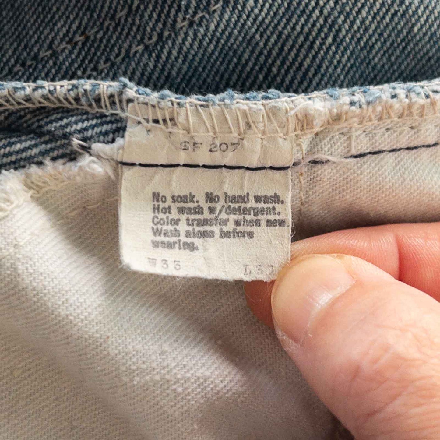 LEVI'S 517 JEANS 42TALON 1970's VINTAGE(34-30)