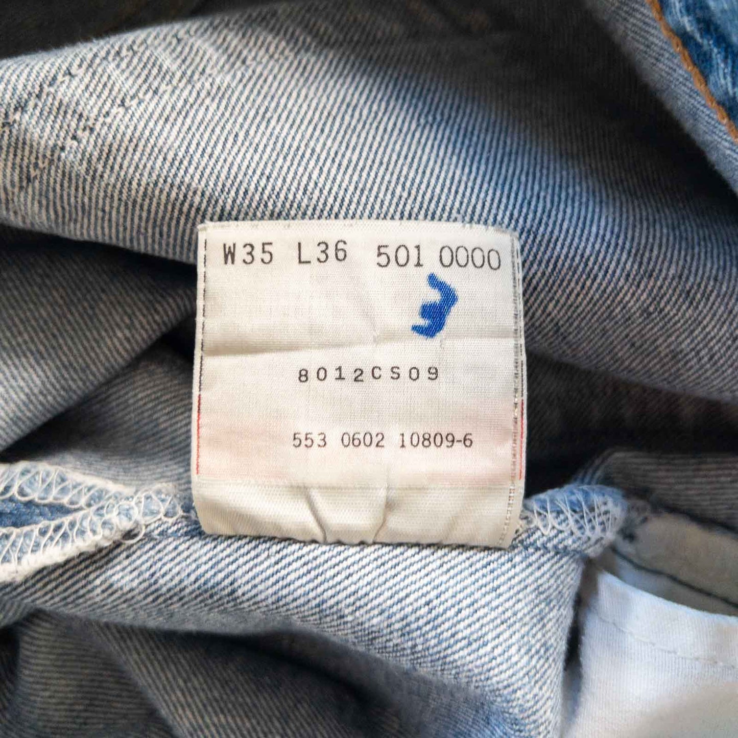 LEVI'S 501 JEANS 1990's VINTAGE(35-36)