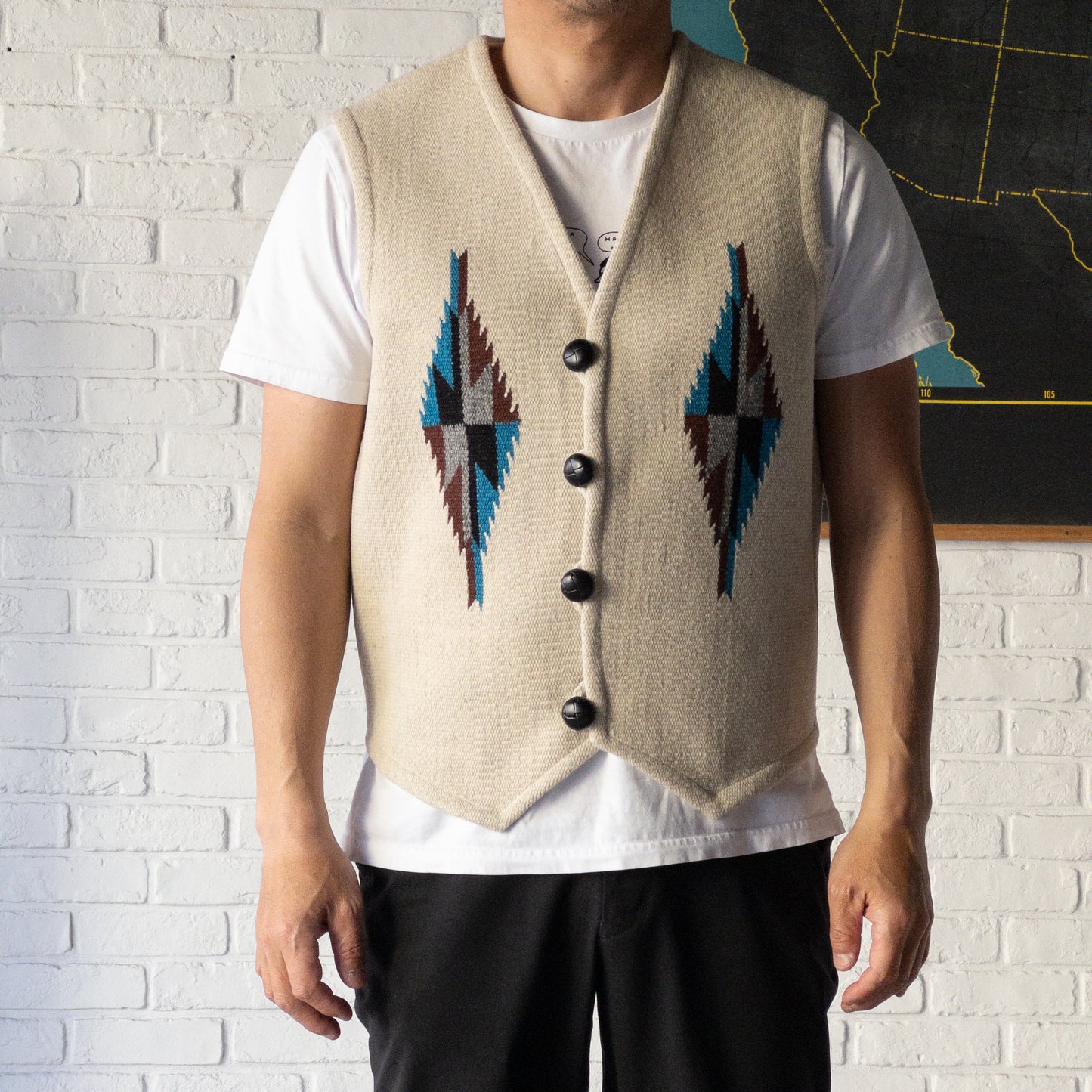 ORTEGA’S CHIMAYO VEST OATMEAL (SIZE42)