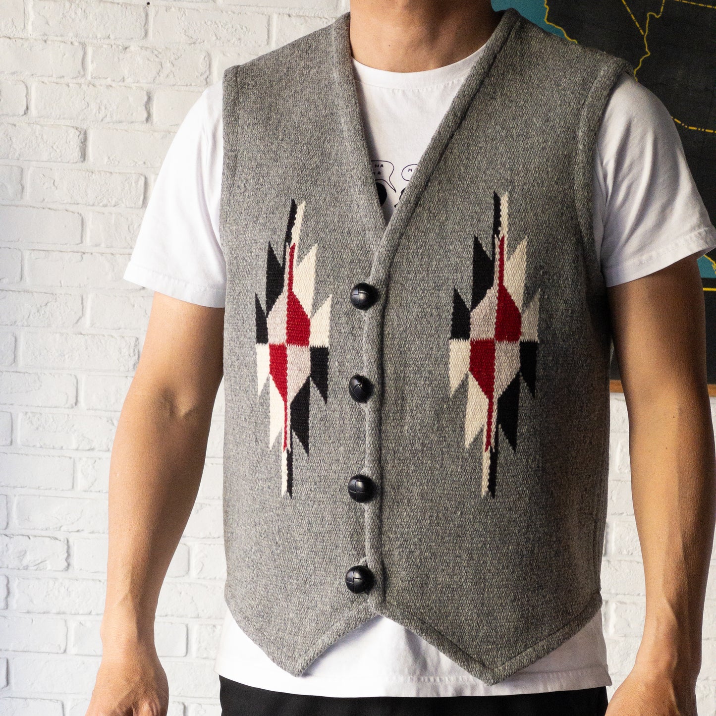 ORTEGA’S CHIMAYO VEST GRAY (SIZE42)