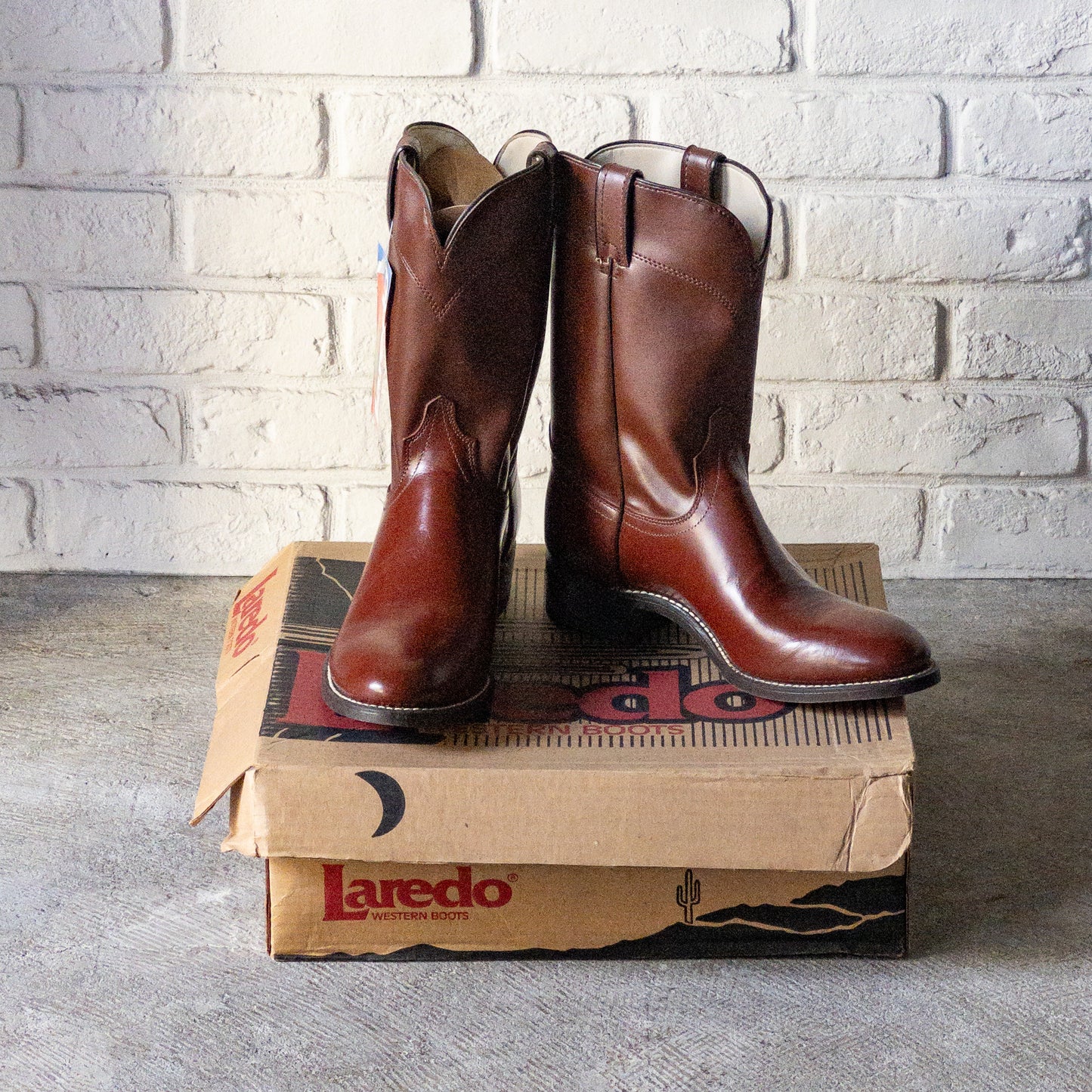 LAREDO PECOS BOOTS 80'S DEAD STOCK