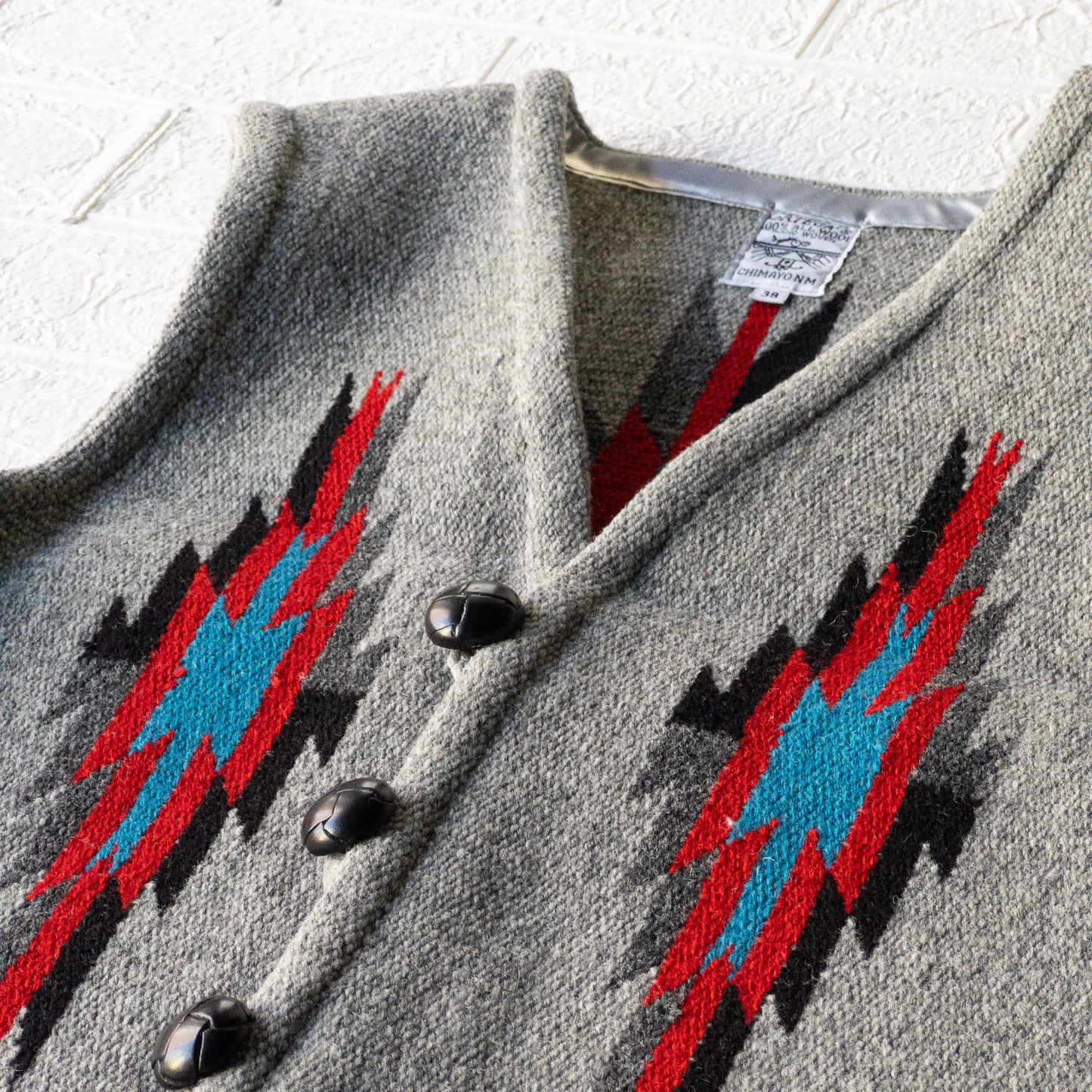 ORTEGA’S CHIMAYO VEST GRAY (SIZE38)
