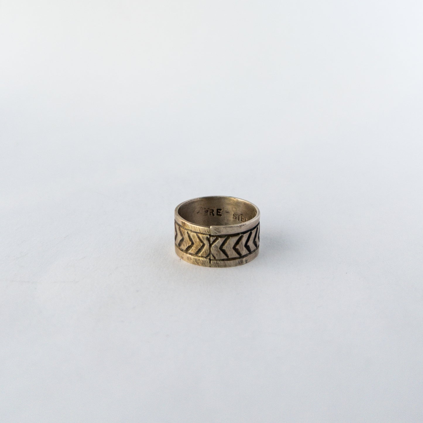 NAVAJO SILVER RING(#21.5) by RICK ENRIQUEZ var.4