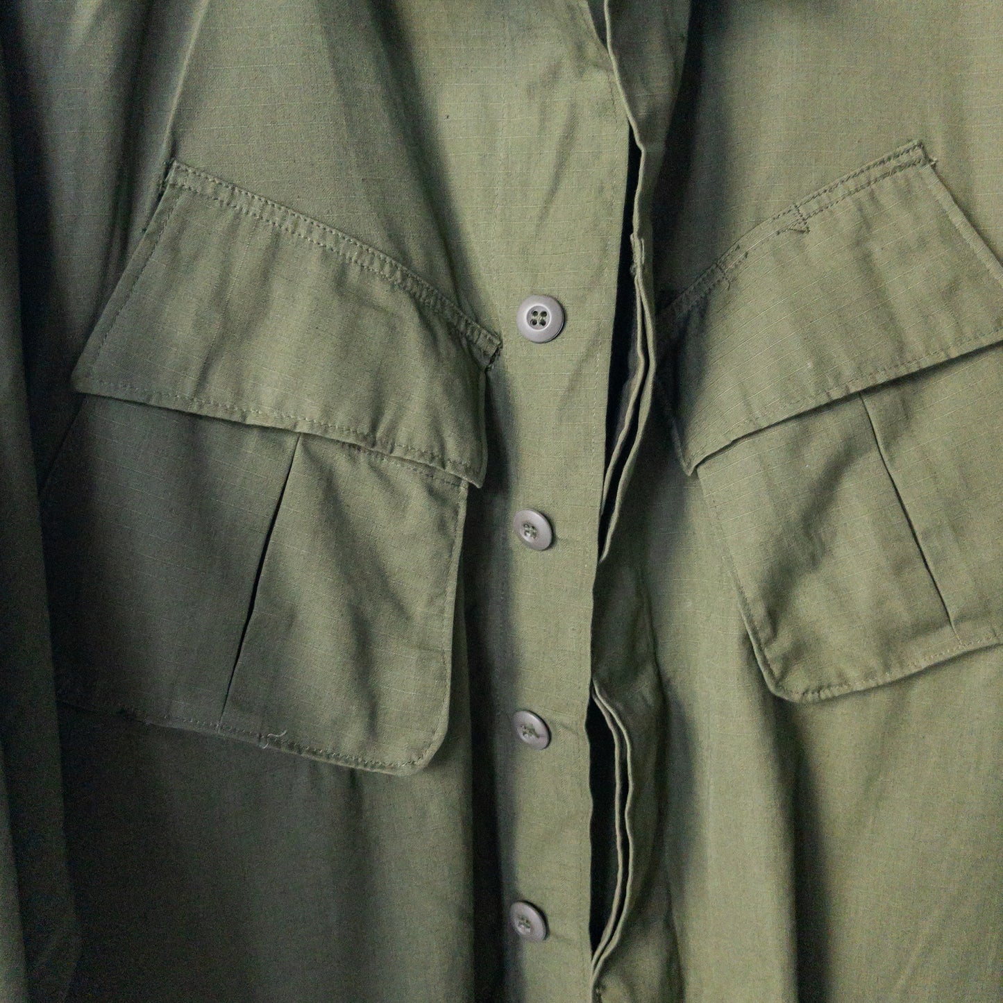 US ARMY JUNGLE FATIGUE JACKET 5TH 69'S DEAD STOCK