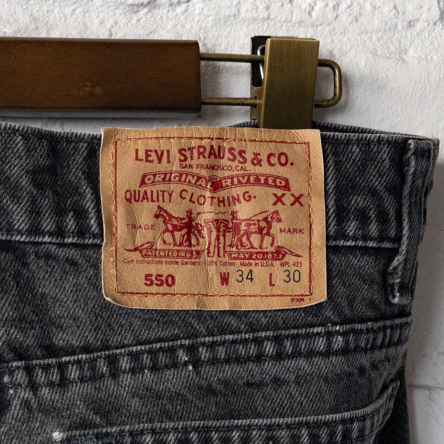 LEVI'S 550 BLACK 90's VINTAGE (W34L30)