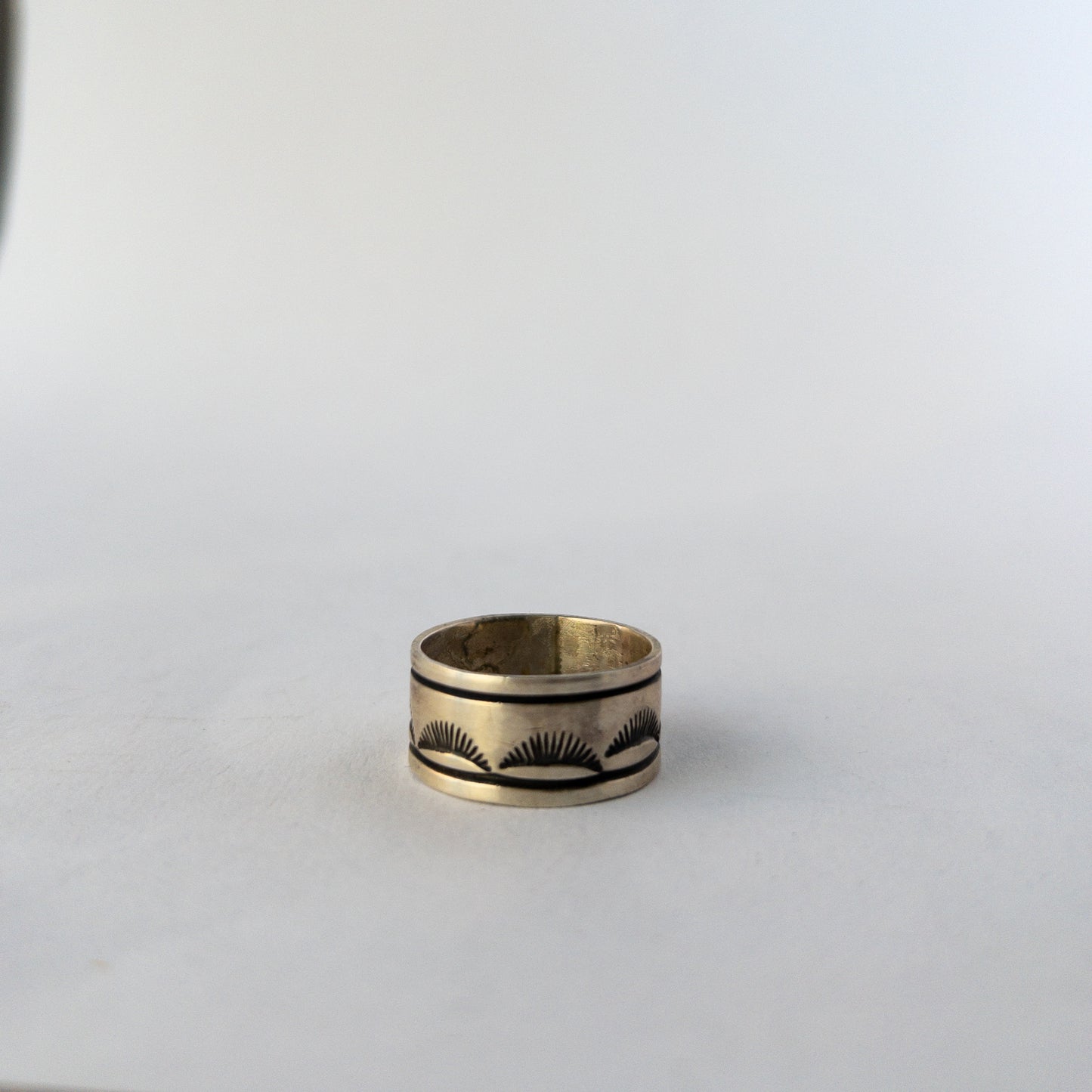 NAVAJO SILVER RING(#23) by RICK ENRIQUEZ var.2
