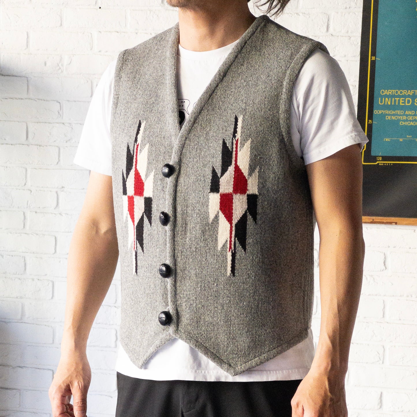 ORTEGA’S CHIMAYO VEST GRAY (SIZE42)