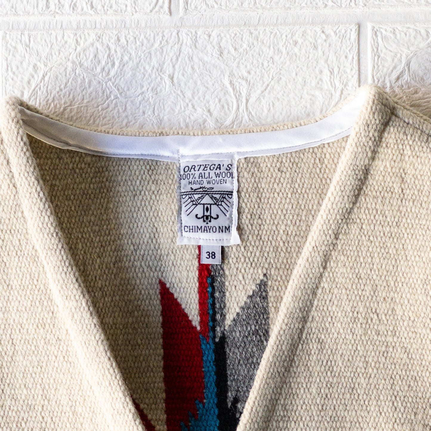 ORTEGA’S CHIMAYO VEST OATMEAL (SIZE38)var.1
