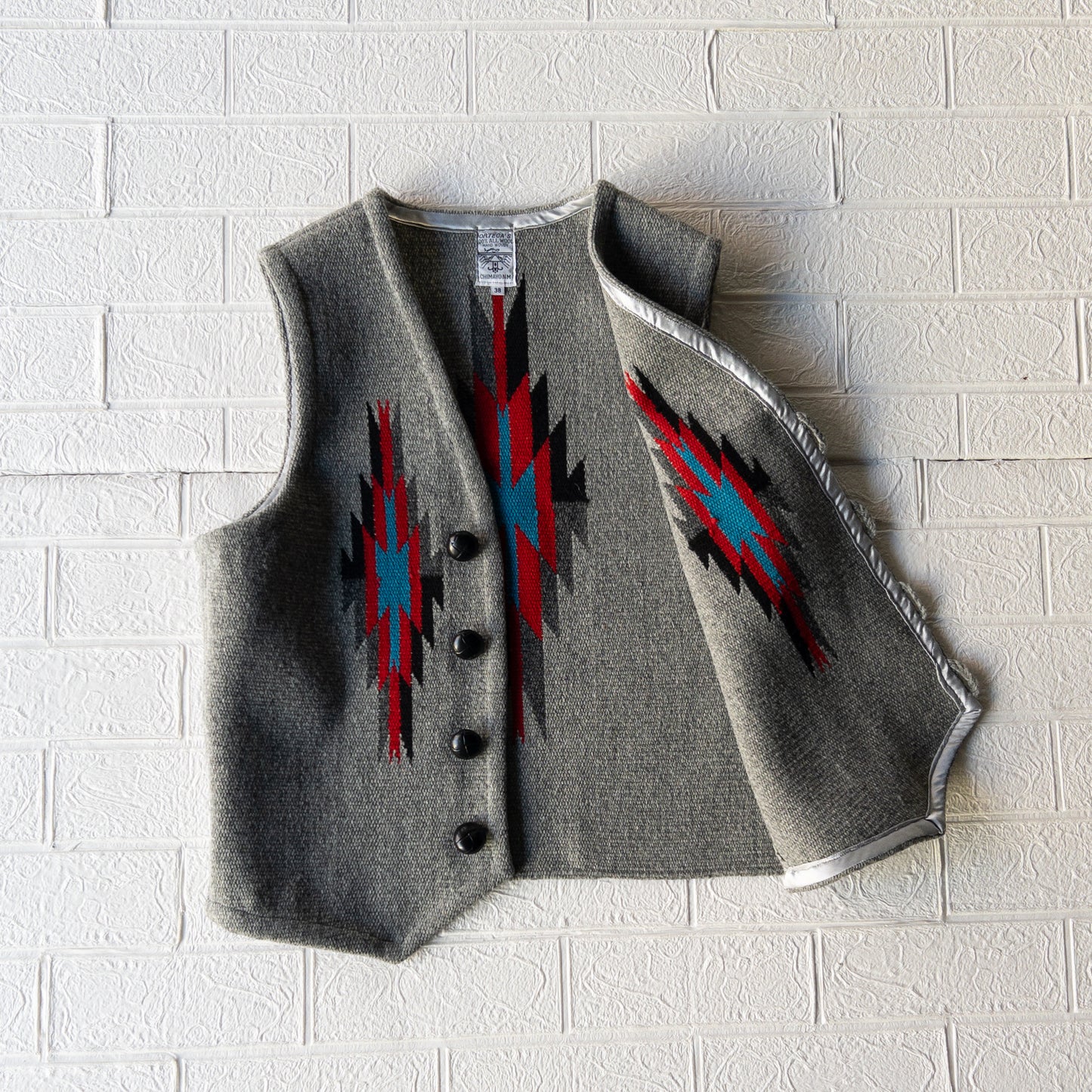 ORTEGA’S CHIMAYO VEST GRAY (SIZE38)