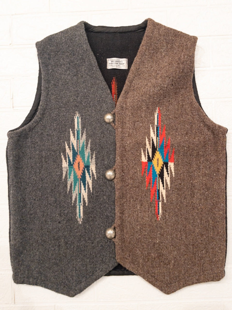 TRUJILLO’S CHIMAYO 3COLORS VEST(BROWN,GREY,BLACK)