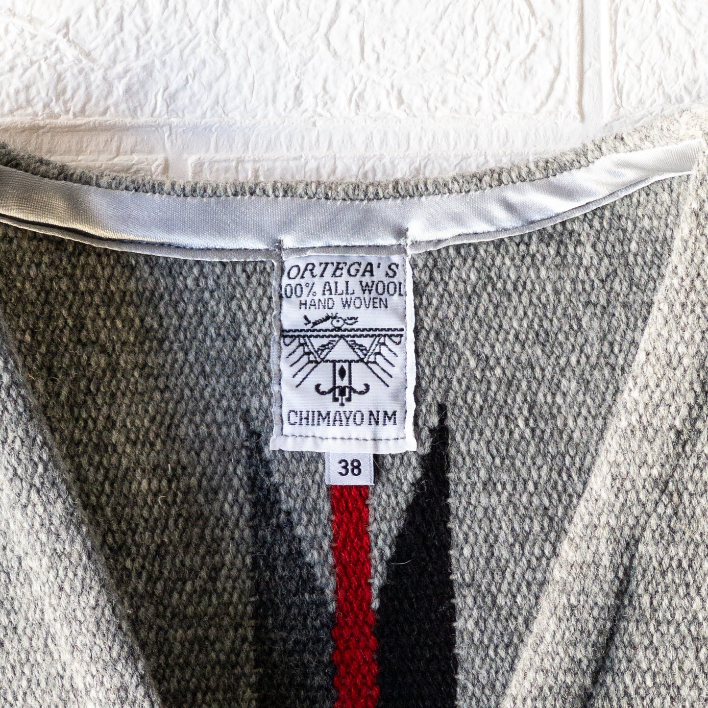 ORTEGA’S CHIMAYO VEST GRAY (SIZE38)