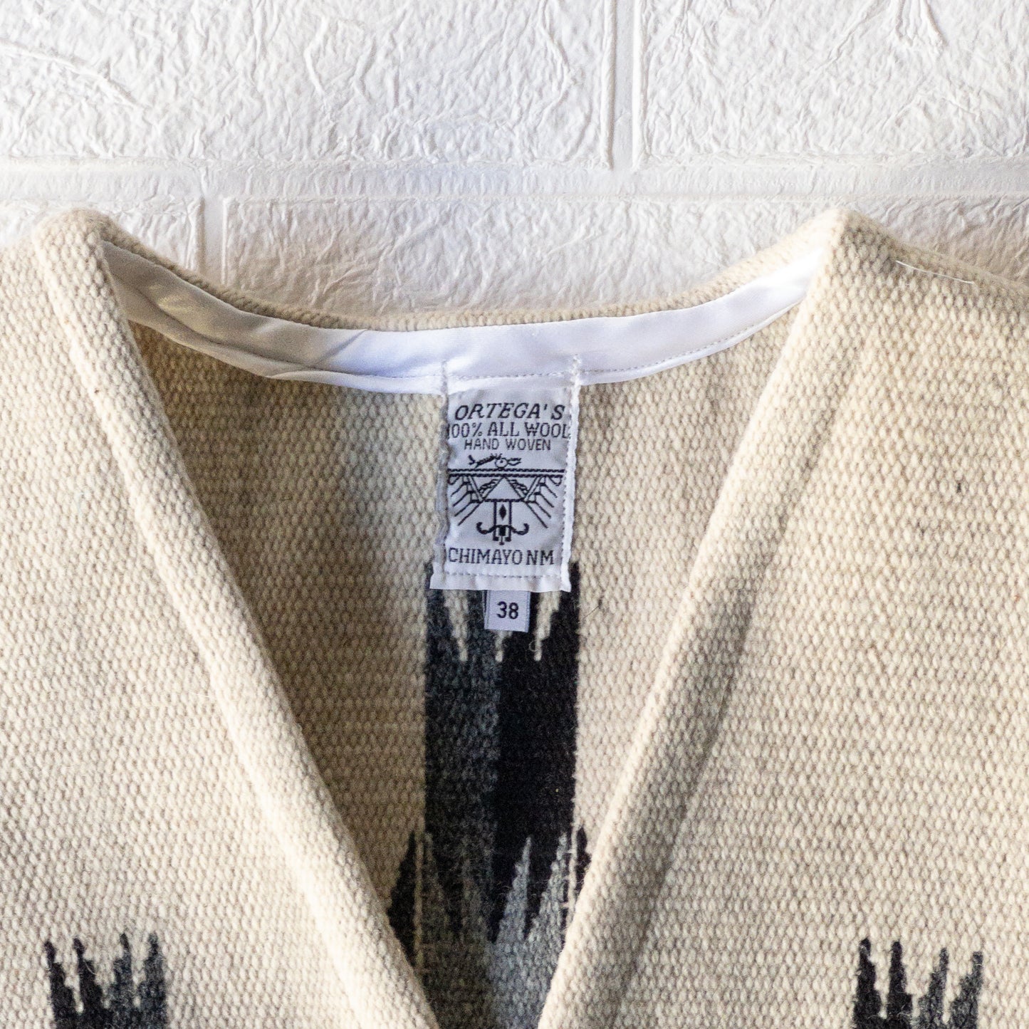 ORTEGA’S CHIMAYO VEST OATMEAL (SIZE38)var.2
