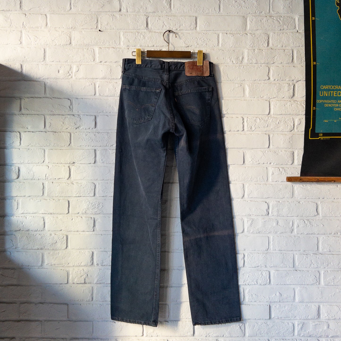 LEVI'S 501 OVERDYE COLOR DENIM 94's DEAD STOCK (W31L32)