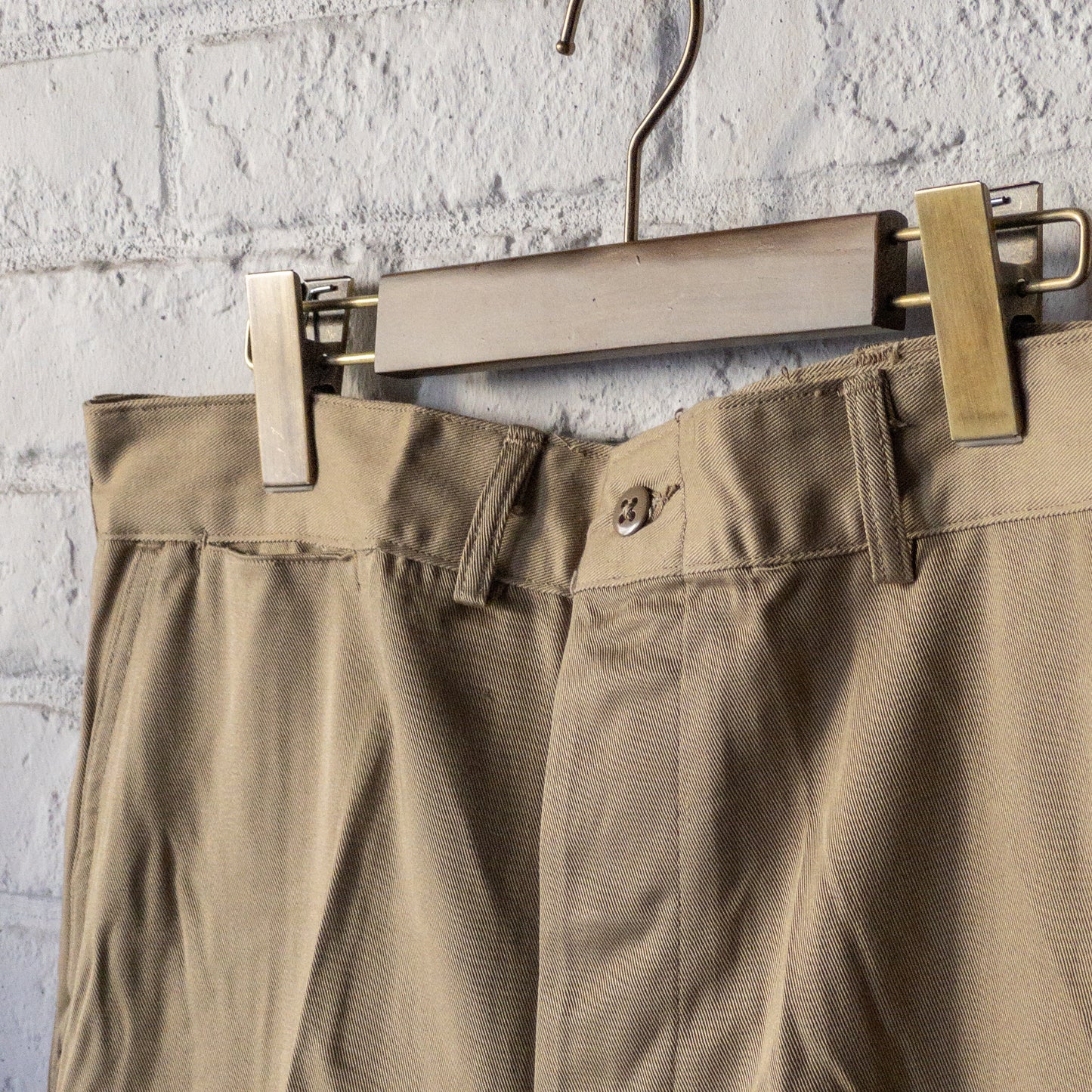US ARMY M51 LIGHT WEIGHT CHINO TROUSERS PANTS 52'S DEAD STOCK var.1