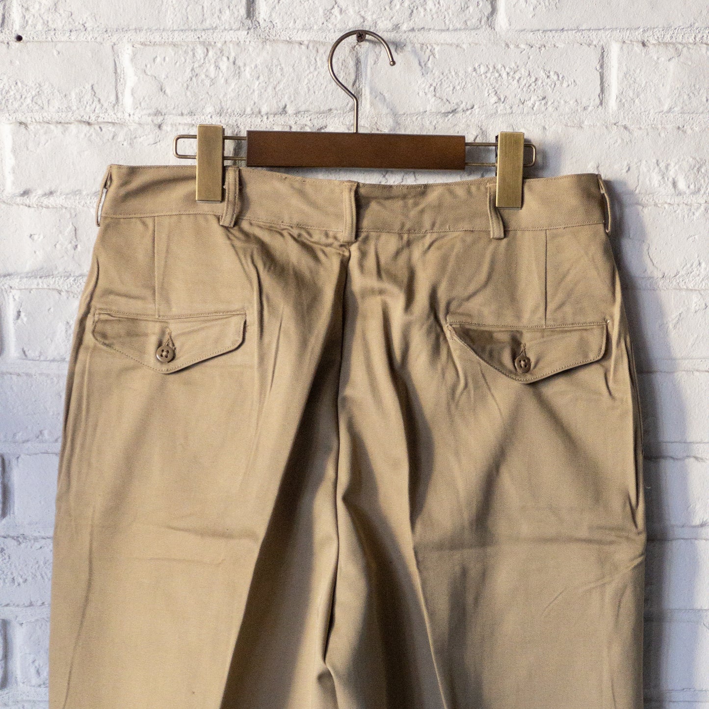 US ARMY M51 LIGHT WEIGHT CHINO TROUSERS PANTS 52'S DEAD STOCK var.1