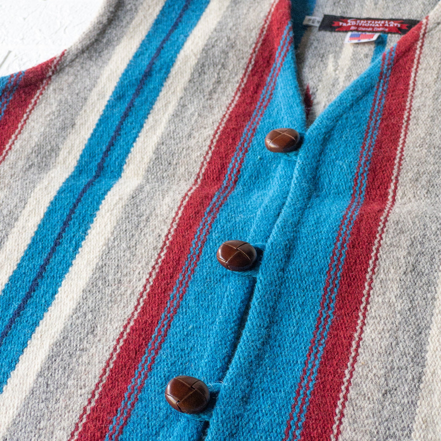CENTINELA CHIMAYO TURQUOIS BLUE VEST (SIZE40)
