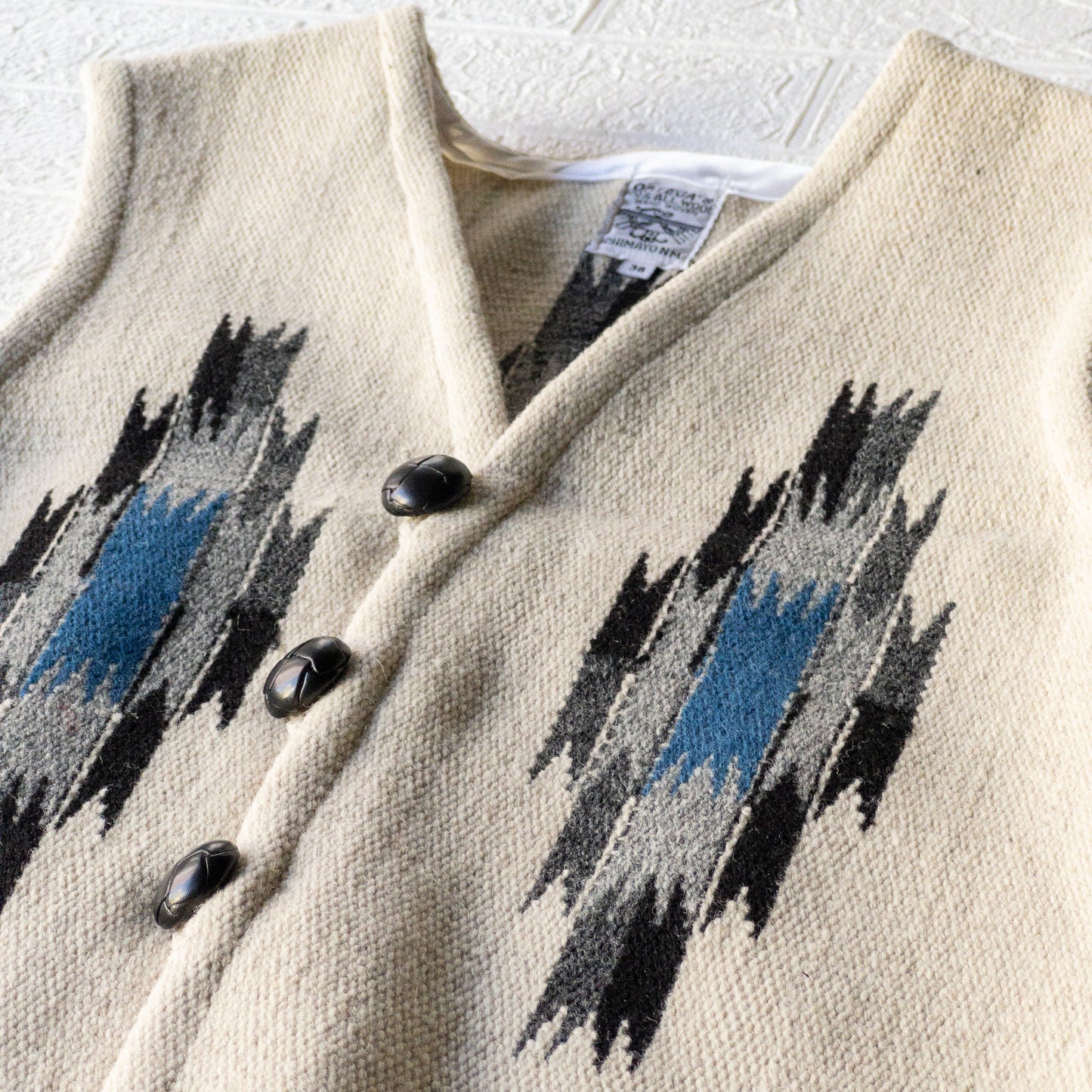ORTEGA’S CHIMAYO VEST OATMEAL (SIZE38)var.2