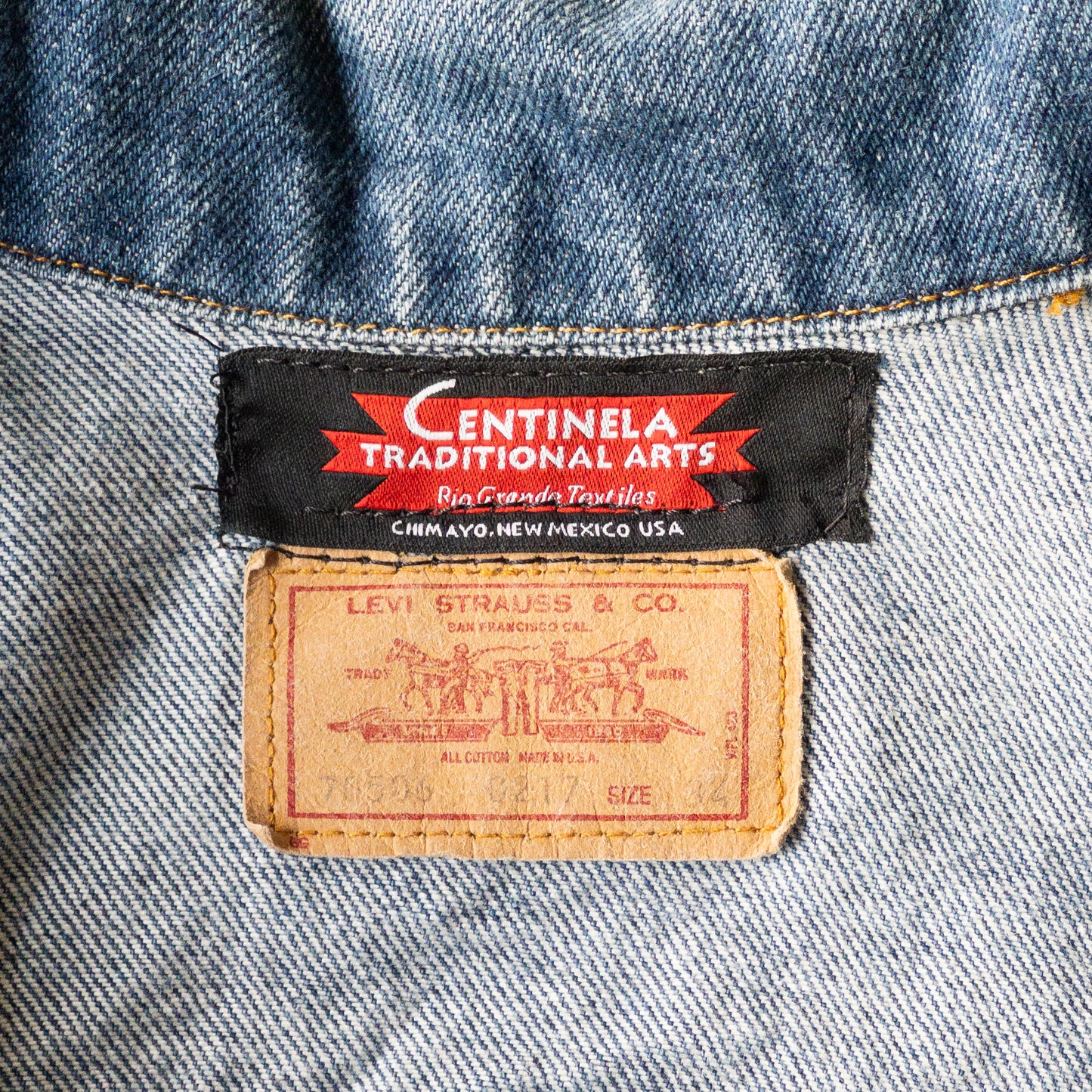 CENTINELA CHIMAYO DENIM JACKET(1980'S LEVI'S)