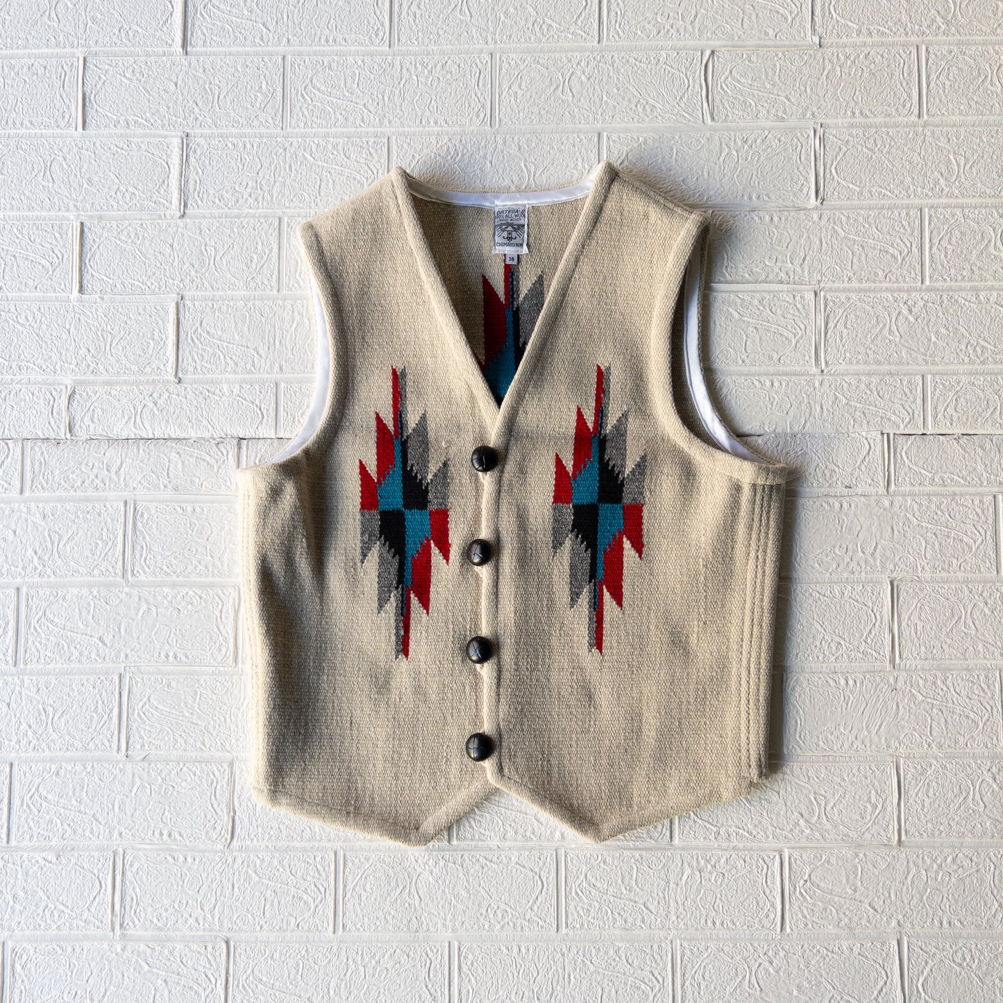 ORTEGA’S CHIMAYO VEST OATMEAL (SIZE38)var.1