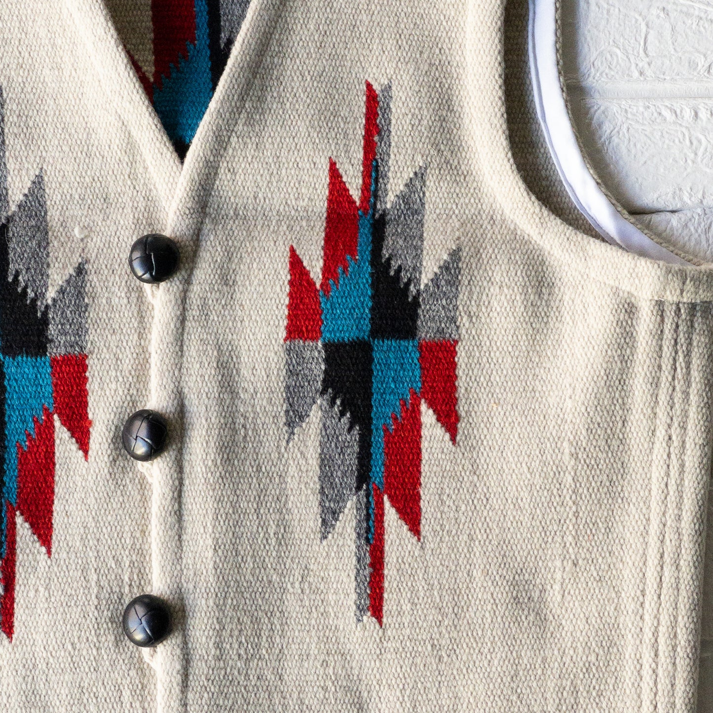 ORTEGA’S CHIMAYO VEST OATMEAL (SIZE38)var.1