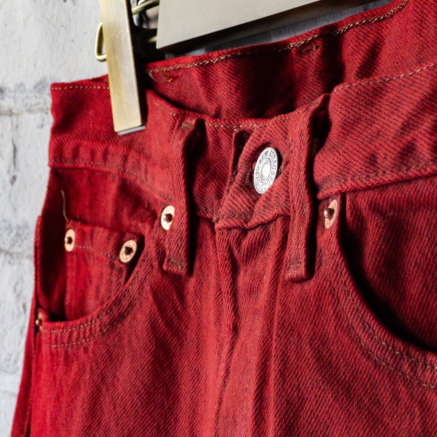 LEVI'S 501 OVERDYE COLOR DENIM 94's DEAD STOCK (W29L34)