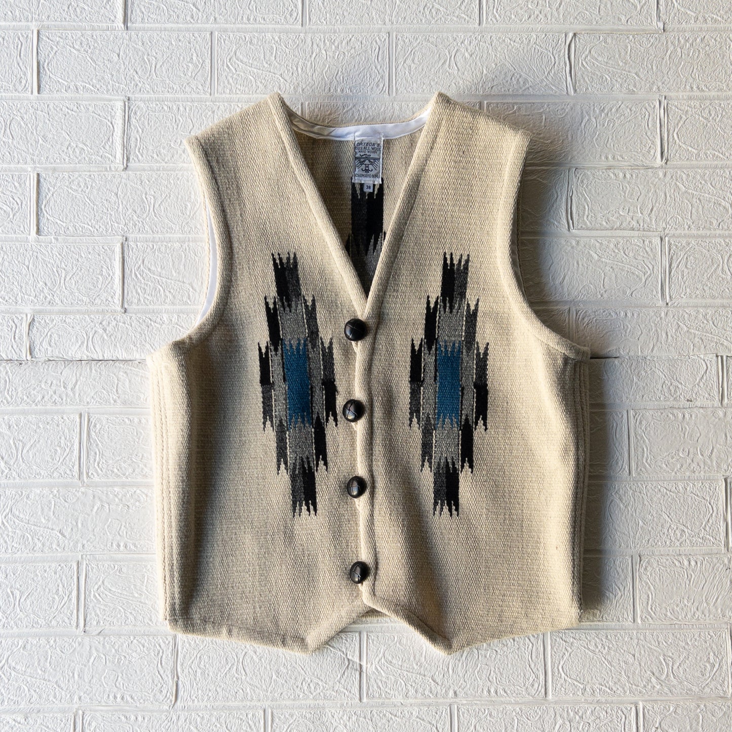 ORTEGA’S CHIMAYO VEST OATMEAL (SIZE38)var.2