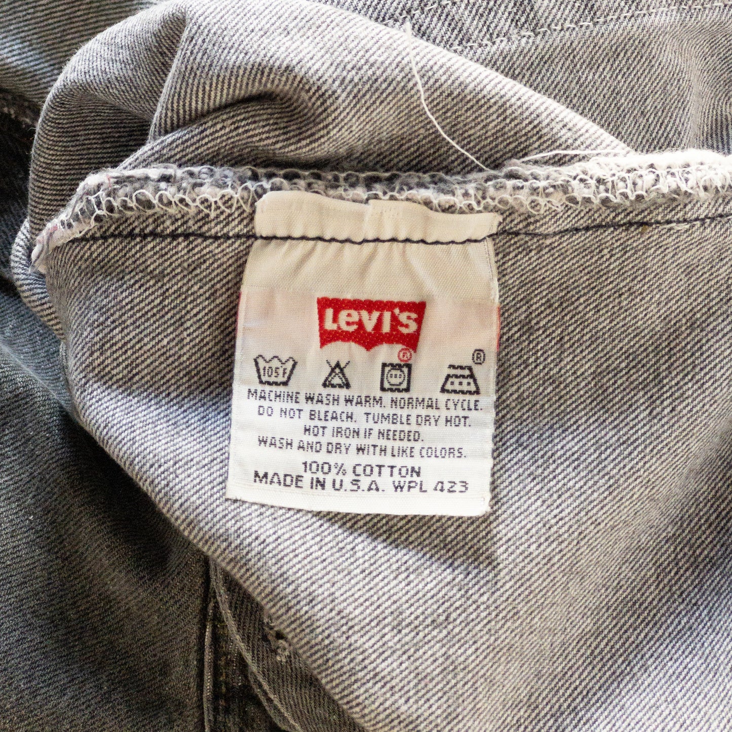 LEVI'S 501 BLACK 90's VINTAGE (W34L30)