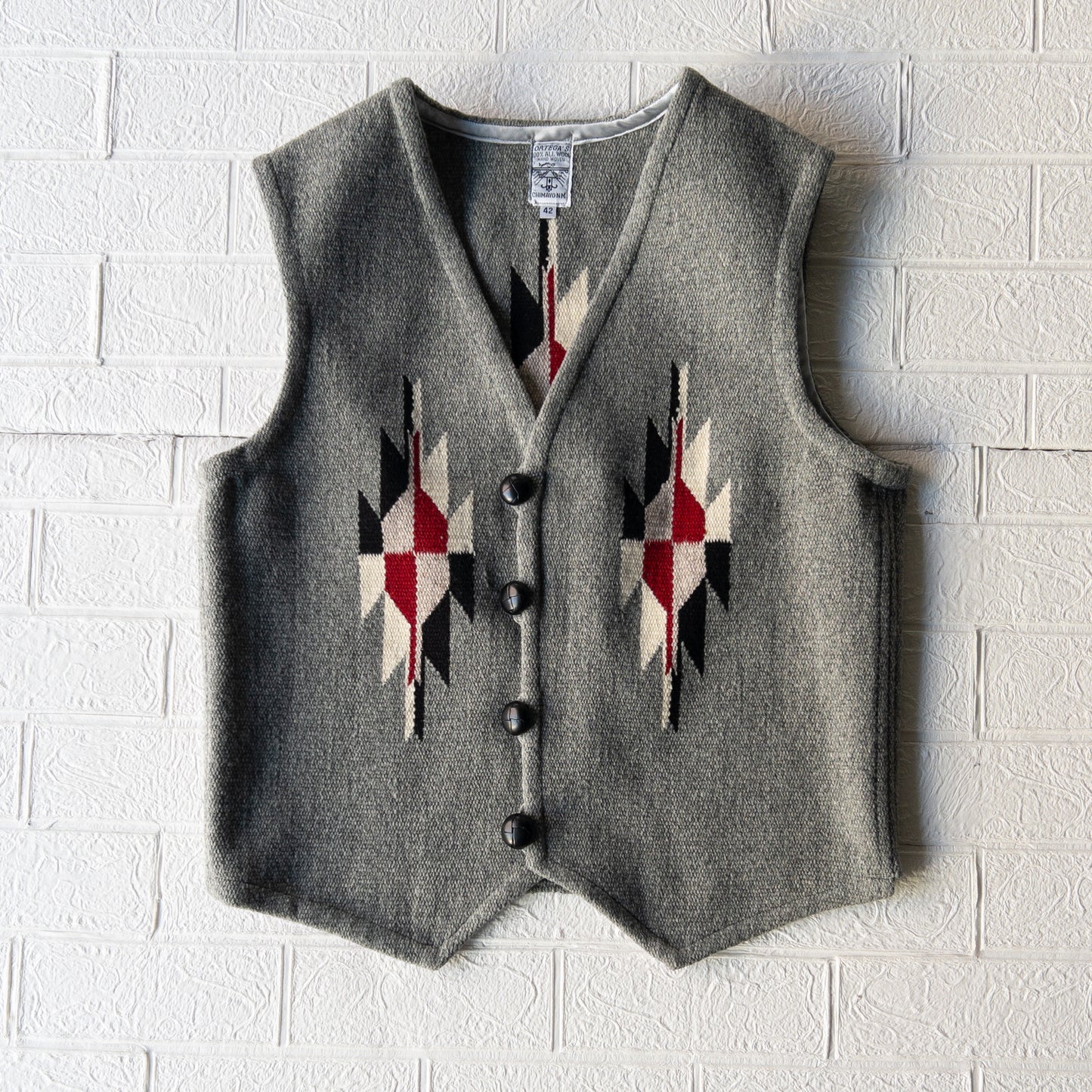 ORTEGA’S CHIMAYO VEST GRAY (SIZE42)