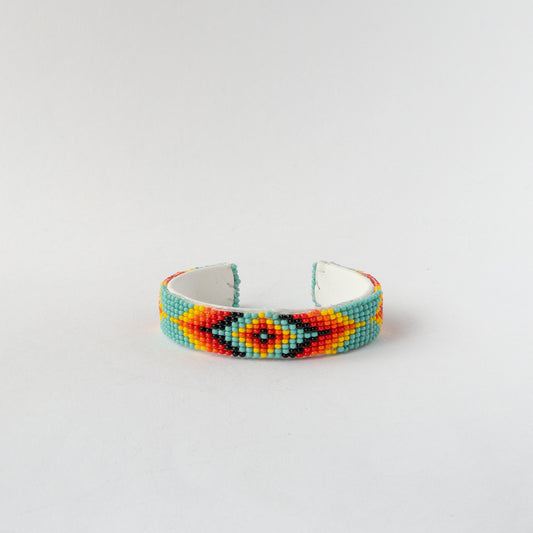 NAVAJO BEADED BRACELET by RAMON YAZEE var.3