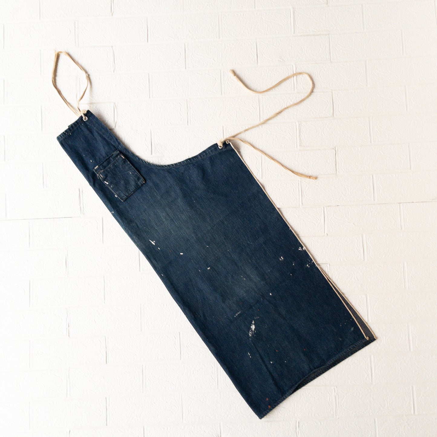 OLD DENIM WORK EPRON 1930-40'S VINTAGE